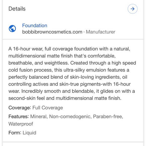 Bobbi Brown Skin Long-Wear Weightless Foundation - Picture 9 of 14